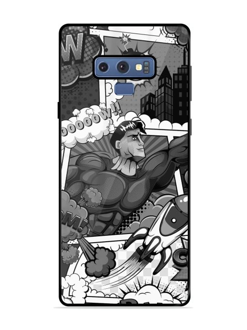 Comic Book Chaos Glossy Soft Edge Case for Samsung Galaxy Note 9