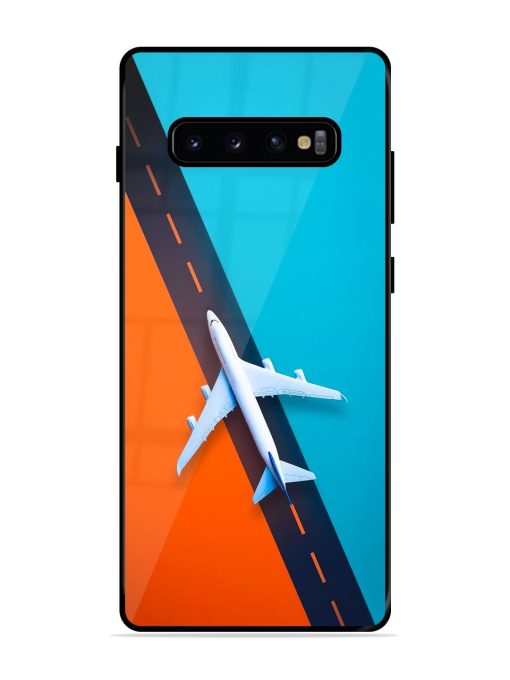 Skyward Bound Glossy Soft Edge Case for Samsung Galaxy S10 Plus Chachhi