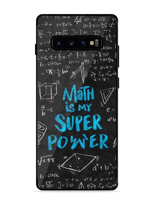 Math Magic Glossy Soft Edge Case for Samsung Galaxy S10 Plus Chachhi