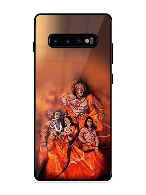 Sita Ram Glossy Soft Edge Case for Samsung Galaxy S10 Plus Chachhi