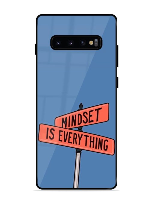 Mindset Matters Glossy Soft Edge Case for Samsung Galaxy S10 Plus Chachhi