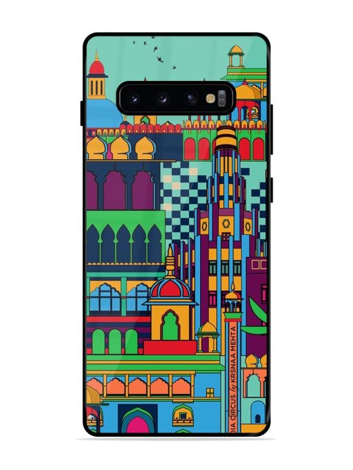 Indian Tapestry Glossy Soft Edge Case for Samsung Galaxy S10 Plus Chachhi