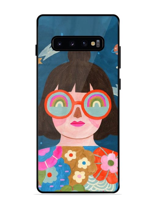 Dreamscape Vision Glossy Soft Edge Case for Samsung Galaxy S10 Plus Chachhi