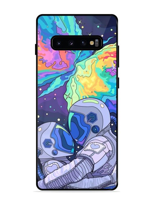 Cosmic Love Glossy Soft Edge Case for Samsung Galaxy S10 Plus Chachhi