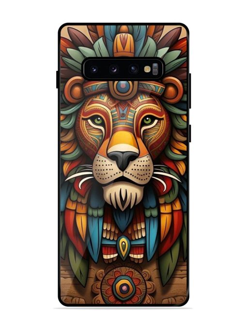 Aztec Majesty Glossy Soft Edge Case for Samsung Galaxy S10 Plus Chachhi