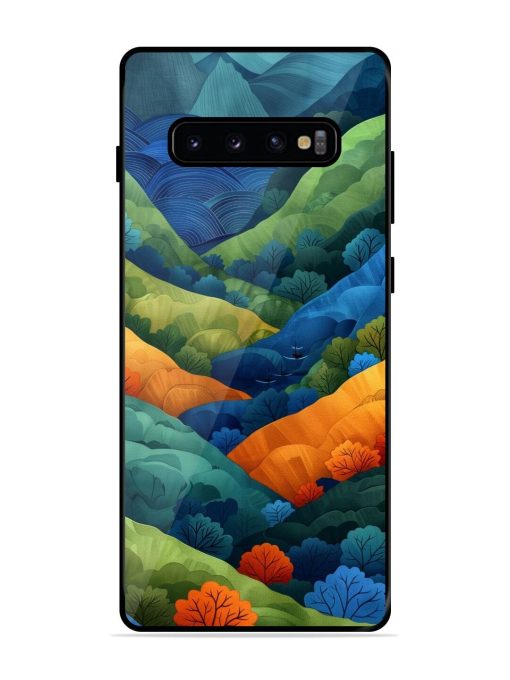 Serene Summits Glossy Soft Edge Case for Samsung Galaxy S10 Plus Chachhi