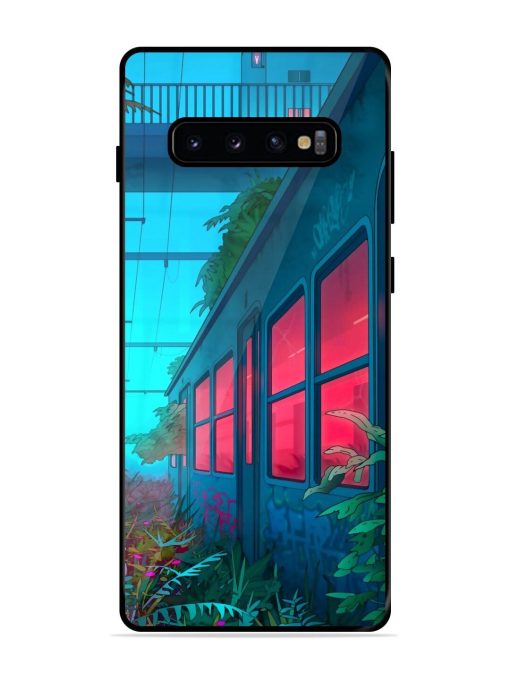 Urban Jungle Glossy Soft Edge Case for Samsung Galaxy S10 Plus Chachhi