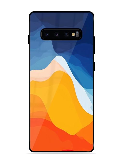 Liquid Landscape Glossy Soft Edge Case for Samsung Galaxy S10 Plus Chachhi