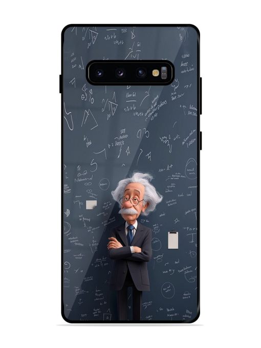 Albert Einstein Glossy Soft Edge Case for Samsung Galaxy S10 Plus Chachhi