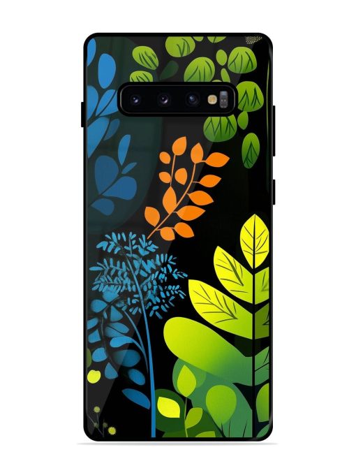 Midnight Garden Glossy Soft Edge Case for Samsung Galaxy S10 Plus Chachhi