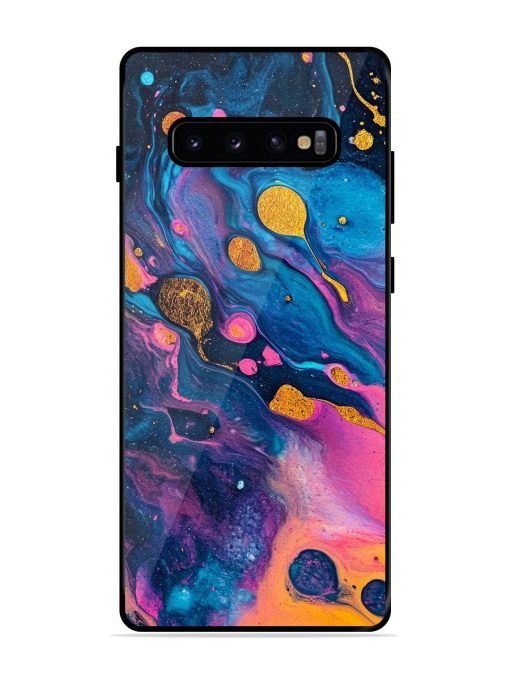 Cosmic Swirl Glossy Soft Edge Case for Samsung Galaxy S10 Plus Chachhi