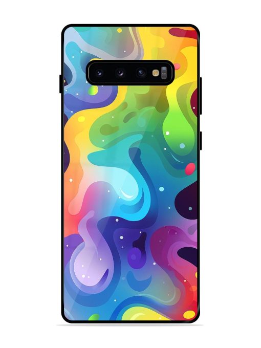 Rainbow River Glossy Soft Edge Case for Samsung Galaxy S10 Plus Chachhi