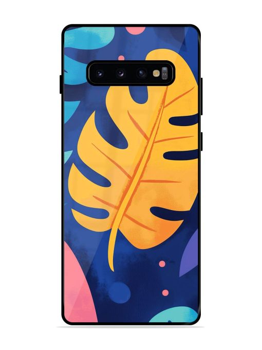 Tropical Tapestry Glossy Soft Edge Case for Samsung Galaxy S10 Plus Chachhi