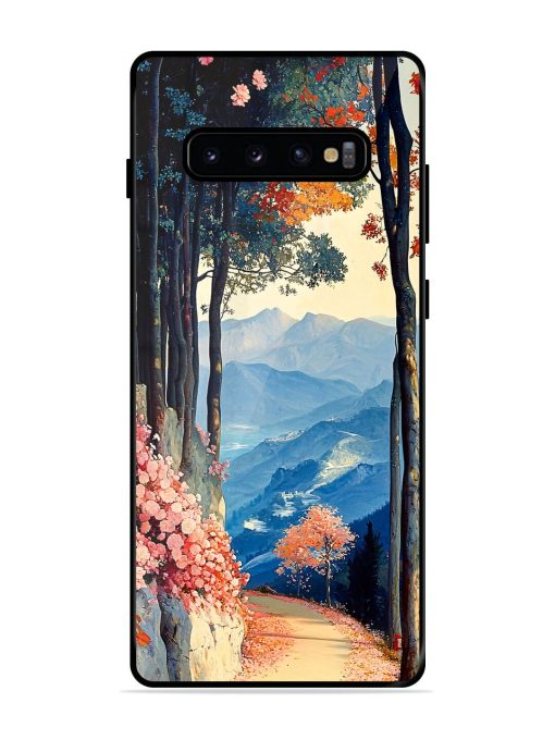 Mountainside Serenity Glossy Soft Edge Case for Samsung Galaxy S10 Plus Chachhi