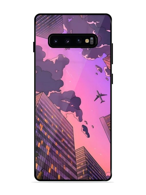 Urban Twilight Glossy Soft Edge Case for Samsung Galaxy S10 Plus Chachhi