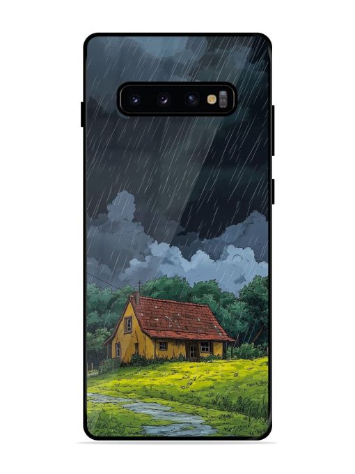 Rainy Day Retreat Glossy Soft Edge Case for Samsung Galaxy S10 Plus Chachhi