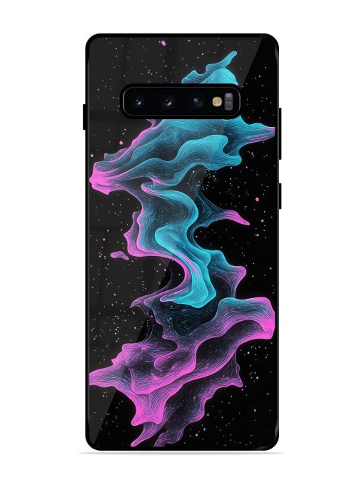 Cosmic Currents Glossy Soft Edge Case for Samsung Galaxy S10 Plus Chachhi