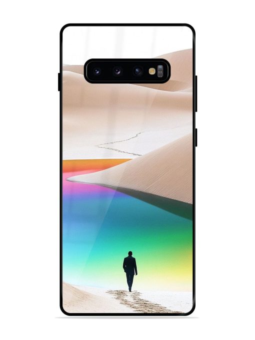 Desert Dreams Glossy Soft Edge Case for Samsung Galaxy S10 Plus Chachhi