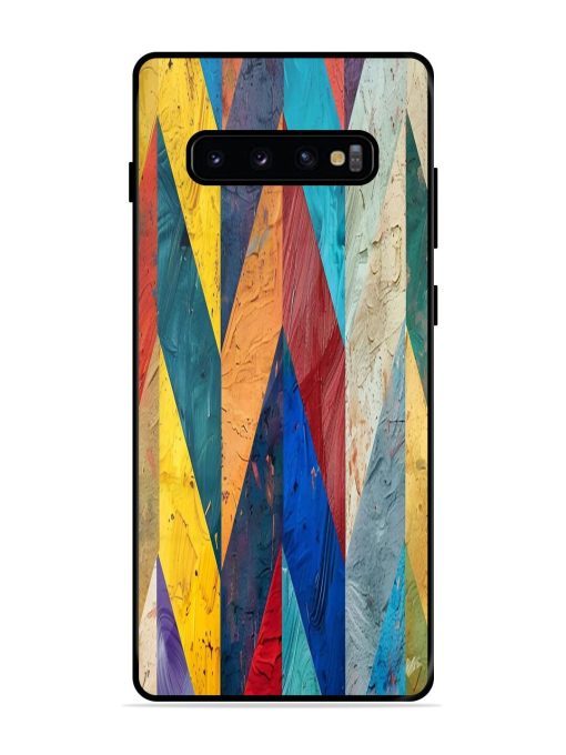 Abstract Tapestry Glossy Soft Edge Case for Samsung Galaxy S10 Plus Chachhi