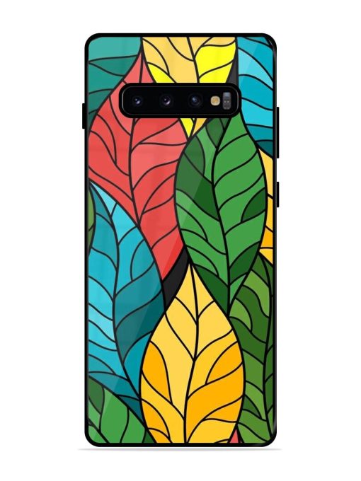 Foliage Fiesta Glossy Soft Edge Case for Samsung Galaxy S10 Plus Chachhi