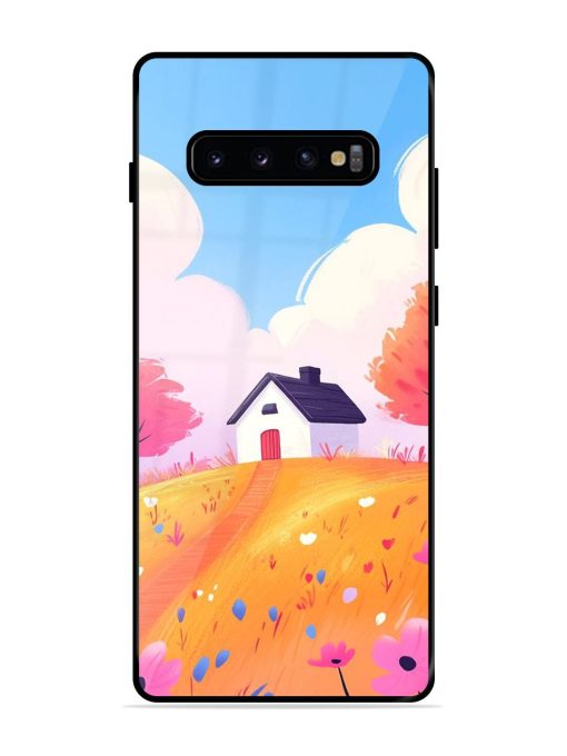 Hilltop Haven Glossy Soft Edge Case for Samsung Galaxy S10 Plus Chachhi