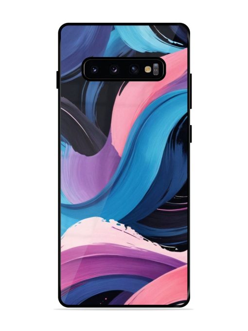 Whimsical Waves Glossy Soft Edge Case for Samsung Galaxy S10 Plus