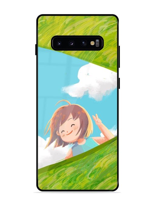 I'M On My Way Glossy Soft Edge Case for Samsung Galaxy S10 Plus Chachhi