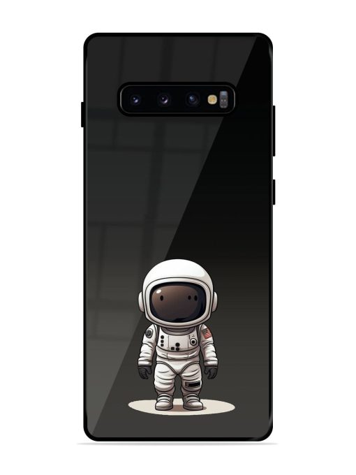 Neon Astronaut Glossy Soft Edge Case for Samsung Galaxy S10 Plus Chachhi