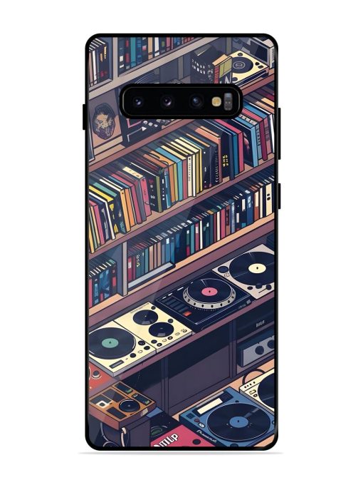 Music Lover'S Haven Glossy Soft Edge Case for Samsung Galaxy S10 Plus Chachhi