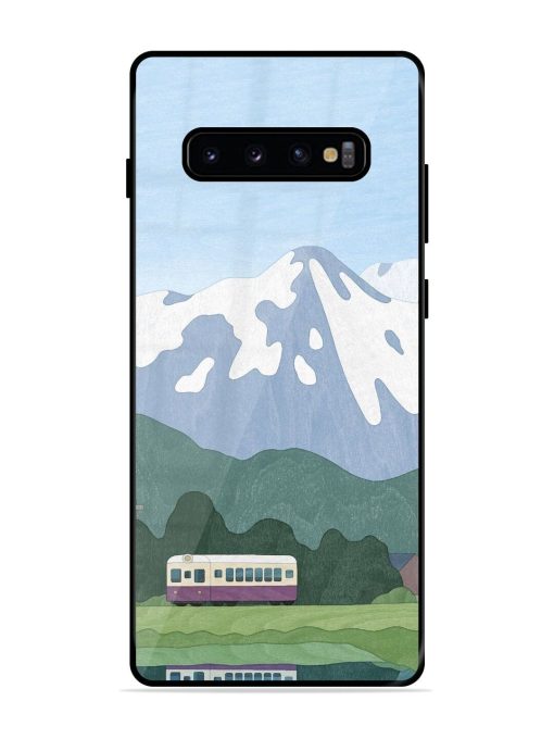 Mountainside Reflections Glossy Soft Edge Case for Samsung Galaxy S10 Plus Chachhi