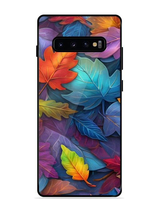 Autumn'S Embrace Glossy Soft Edge Case for Samsung Galaxy S10 Plus Chachhi