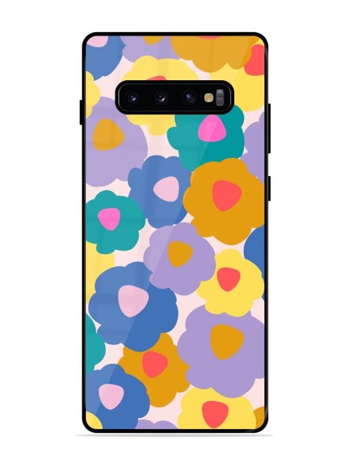 Flower Power Glossy Soft Edge Case for Samsung Galaxy S10 Plus Chachhi