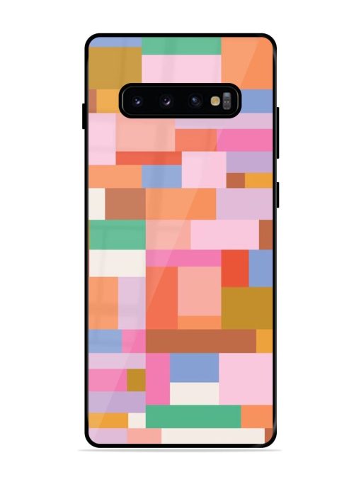 Colorful Chaos Glossy Soft Edge Case for Samsung Galaxy S10 Plus Chachhi