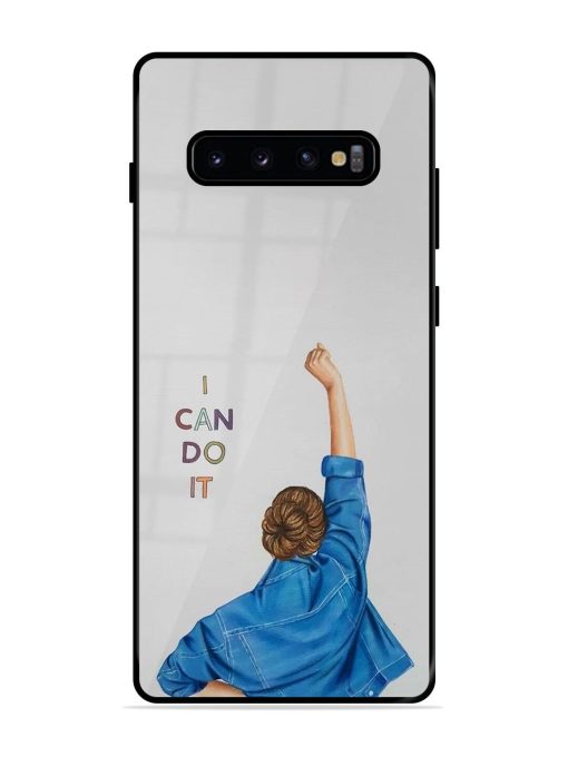 Can Do It Glossy Soft Edge Case for Samsung Galaxy S10 Plus Chachhi