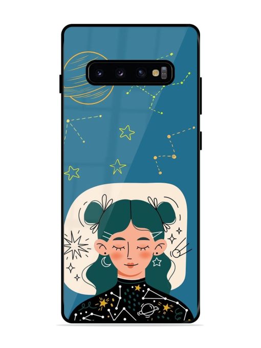 Cosmic Daydreamer Glossy Soft Edge Case for Samsung Galaxy S10 Plus Chachhi