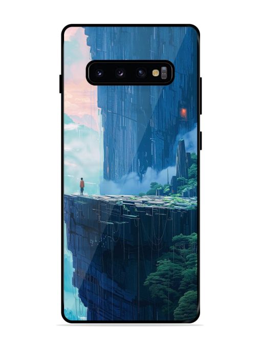 Solitude In The Sky Glossy Soft Edge Case for Samsung Galaxy S10 Plus Chachhi