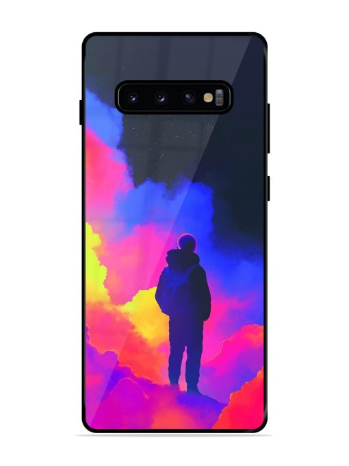 Cosmic Wanderer Glossy Soft Edge Case for Samsung Galaxy S10 Plus Chachhi