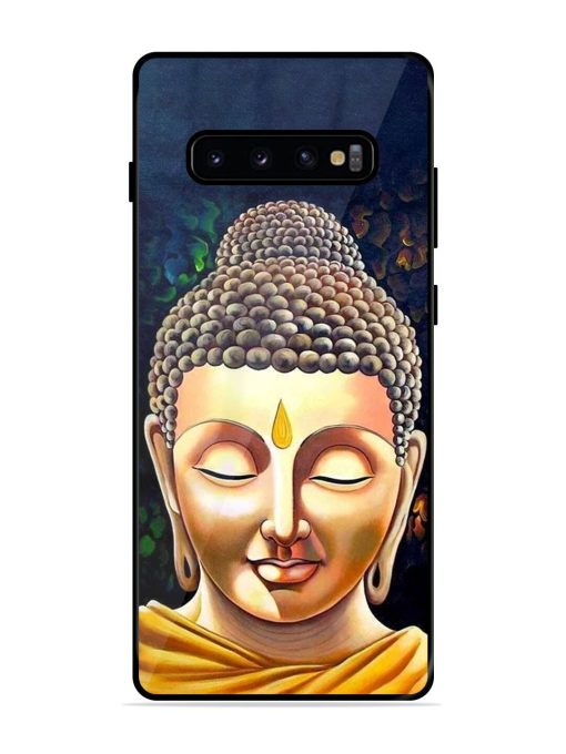 Buddha Face Glossy Soft Edge Case for Samsung Galaxy S10 Plus Chachhi