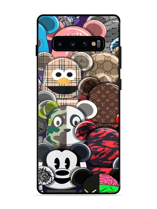 Streetwear Bearbrick Extravaganza Glossy Soft Edge Case for Samsung Galaxy S10 Plus Chachhi