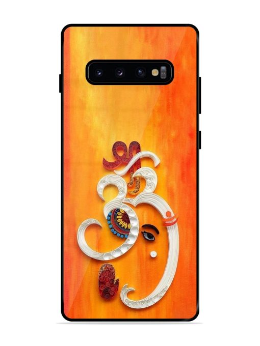 Ganesha In Quilling Art Glossy Soft Edge Case for Samsung Galaxy S10 Plus Chachhi