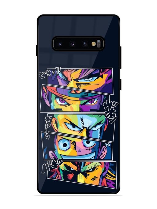 One Piece Powerhouse Glossy Soft Edge Case for Samsung Galaxy S10 Plus Chachhi