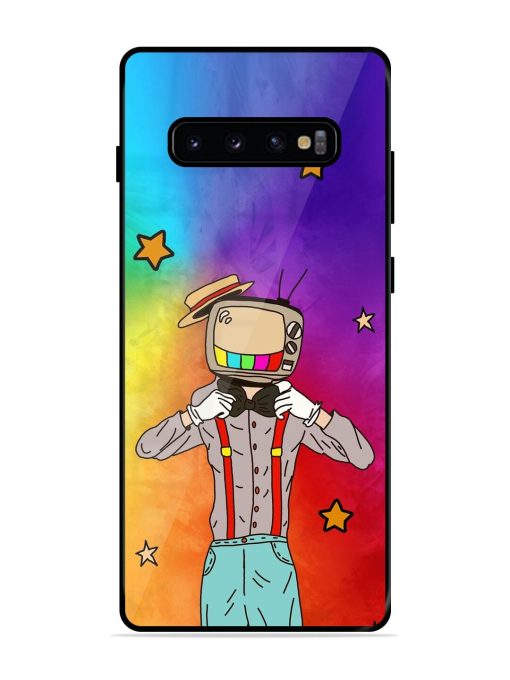 Tv Personality Glossy Soft Edge Case for Samsung Galaxy S10 Plus Chachhi