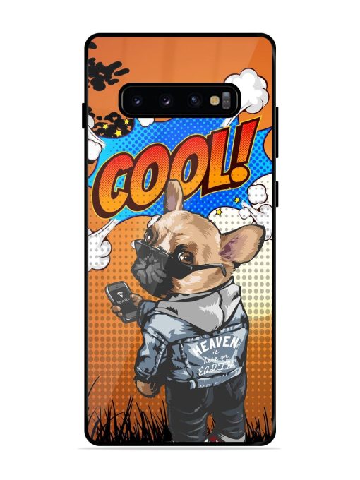 Cool Pup Glossy Soft Edge Case for Samsung Galaxy S10 Plus Chachhi