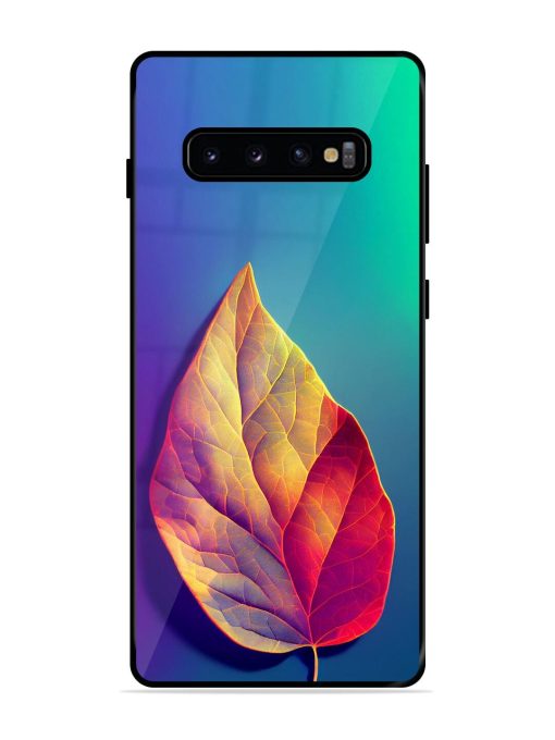 Autumn'S Embrace Glossy Soft Edge Case for Samsung Galaxy S10 Plus Chachhi