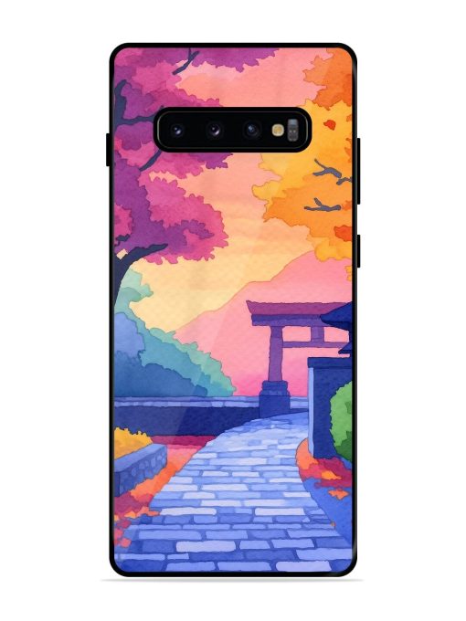 Autumnal Serenity Glossy Soft Edge Case for Samsung Galaxy S10 Plus Chachhi