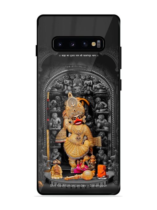 Shri Kashtabhanjandev Glossy Soft Edge Case for Samsung Galaxy S10 Plus Chachhi