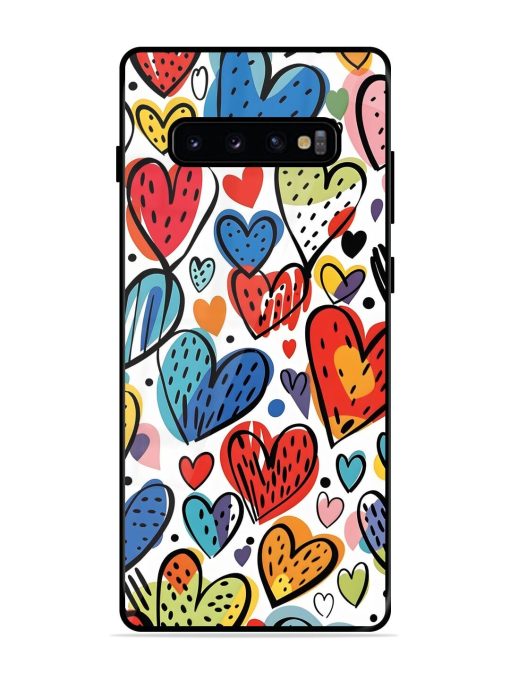 Heartfelt Harmony Glossy Soft Edge Case for Samsung Galaxy S10 Plus Chachhi