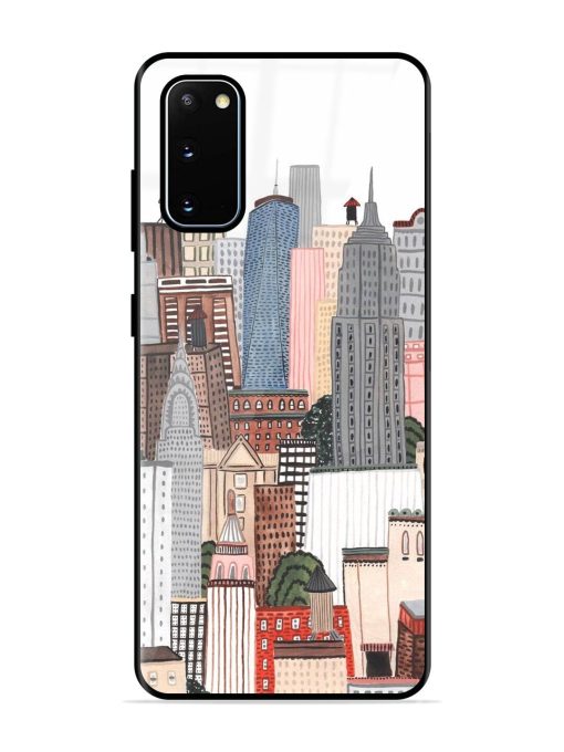 Cityscape Dreams Glossy Soft Edge Case for Samsung Galaxy S20