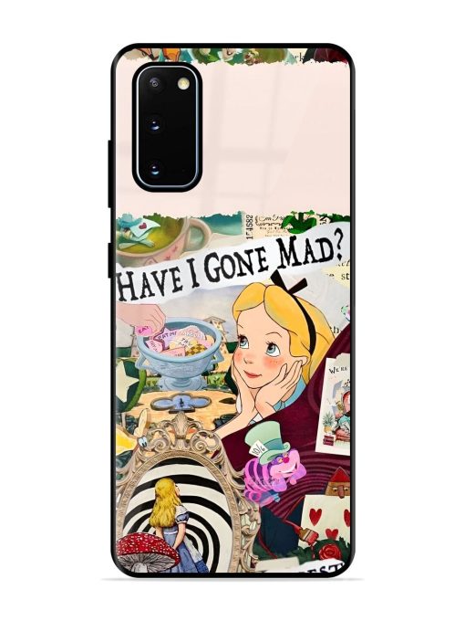 Mad Hatter'S Collage Glossy Soft Edge Case for Samsung Galaxy S20