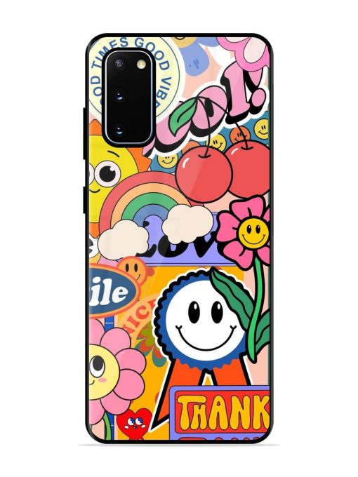 Good Times Good Vibes Glossy Soft Edge Case for Samsung Galaxy S20